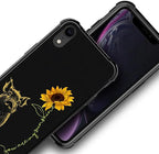 for iPhone XR Case, Pig Sunflower Yellow Sunshine Pattern Graphic Design Girl - Image 4