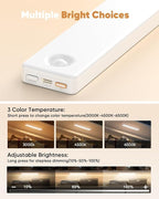 Under Cabinet Lighting, 3 Color Temperatures Motion Sensor Light Indoor 2 Pack - Image 3