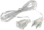 Clear Outdoor String Light Extension Cord Waterproof Flexible Transparent Cable by Aoukoslt