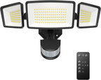 TECKNET Flood Motion Sensor Outdoor Lights, 4200LM 150LEDS Lights Outdoor by Tecknet