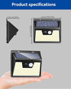 Peasur LED Solar Lights Outdoor Motion Sensor, 2 Packs Waterproof Solar Power - Image 8