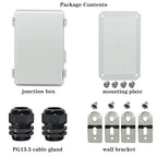 Zulkit Junction Box, IP67 Waterproof Electrical Box Hinged Cover Stainless - Image 6