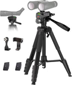 Binocular Tripod, 72” Spotting Scope Tripod Stand by LUSWEIMI