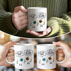 RZHV Eye Like Puns Me To The Cornea The Better 11 Oz Novelty Mug, Funny Coffee - Image 5