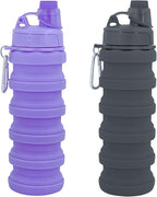 Collapsible Water Bottles Travel water bottle Sports Portable Sport Water by YCTMALL