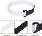 MECCANIXITY 5Pcs Reusable Battery Tie Down Straps, 0.8x16" White Nylon - Image 3