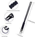 Heavy Duty Braided 550 Paracord Neck Lanyard Keychain - Image 2