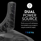 O2COOL Treva 10-Inch Portable Desktop Air Circulation Battery Fan, 2 Speed - Image 8