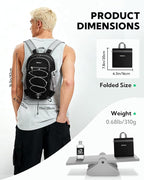WATERFLY Small Lightweight Packable Backpack: 15L Mini Ultra Light Foldable - Image 2