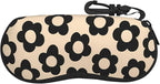 Watercolor Orca Whale Glasses Case Neoprene Portable Zipper Eyeglass Bag by WAYOQI