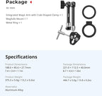 SmallRig Magic Arm Clamp w/ 1/4" Screw, Phone Mount - Image 8