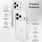 MOSNOVO for iPhone 17 Pro Case | Military Grade 6.6ft Drop Tested | Camera - Image 7