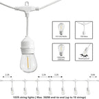 SUNTHIN 105FT Outdoor White String Light - Image 2