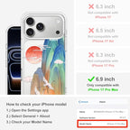 MOSNOVO for iPhone 17 Pro Max Case, Shockproof Military-Grade Protection 6.6ft - Image 2