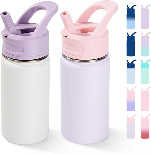 12oz Water Bottle for School, Bottles by Fijinhom