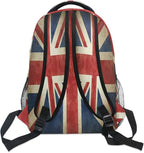 Backpacks UK British Flag School Bag Student Bookbag Adjustable Shoulder Bags - Image 5