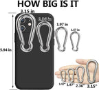 Spring Snap Hooks, 304 Stainless Steel Metal Clip Heavy Duty Rope Connector - Image 7