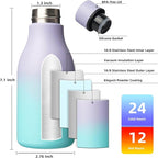 BJPKPK Insulated Water Bottles, 12oz Stainless Steel Metal Water Bottle - Image 3