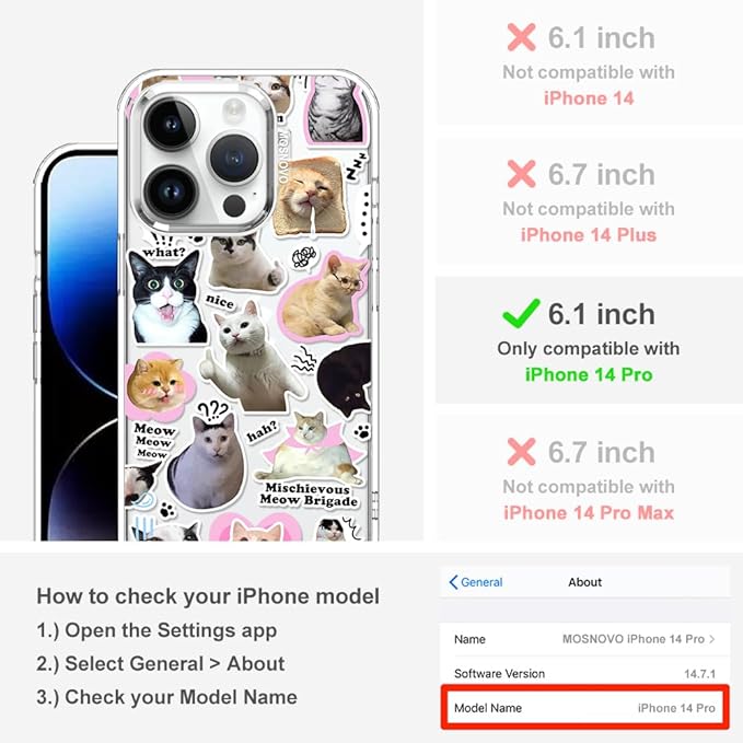 MOSNOVO Case for iPhone 14 Pro - Image 2