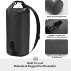 STOVER 5/10/25/30/40/55L Waterproof Dry Bag- Roll-Top Backpack w/Phone Case- - Image 3