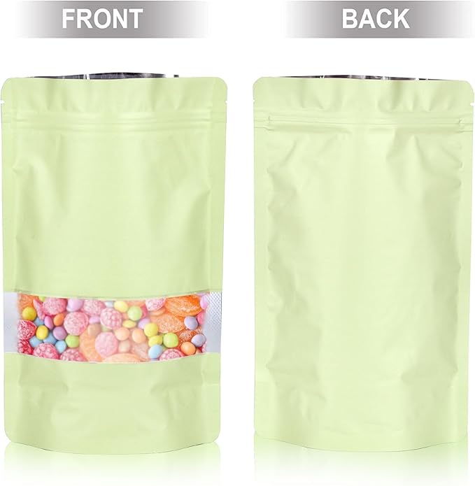 6.3"x9.5" 120pcs Mylar Bags for Food Storage, Smell Proof Bag - Image 4