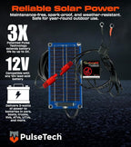 PulseTech SolarPulse Solar Battery Charger Maintainer, 3 Watt - Image 3
