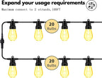 50ft Outdoor String Lights Color Changing - Image 7