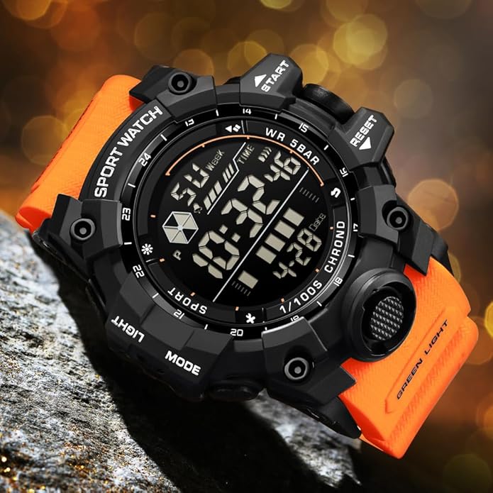 FANMIS Mens Military Multifunction Digital LED Watch Electronic Waterproof - Image 5