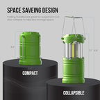 Lichamp LED Camping Lantern, 4 Pack Battery Powered Flashlight - Image 2