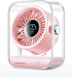 KIMMOO Rechargeable USB Desk Fan, Quiet Table Fan by KIMMOO