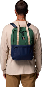 Columbia Unisex Trail Traveler 18L Backpack, Rain Forest/Collegiate Navy - Image 4