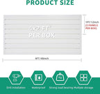 FRAYSCENT Slat Wall Paneling Garage Slat Wall Storage Systems Slatwall Panels - Image 4