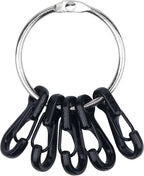 SWATOM Small Mini Carabiner Clip Tiny Spring Snap Hook Keychains Micro by SWATOM