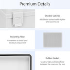 Electrical Box IP65 Waterproof Dustproof ABS Plastic Enclosure Outdoor and - Image 4