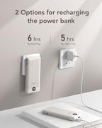 VEGER Portable Charger with Built-in AC Plug and Cables, All in One 10000mAh - Image 5