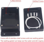 2pcs Project Box ABS Black Electrical Boxes IP65 Outdoor Waterproof Box - Image 5