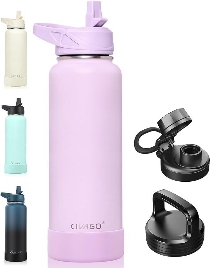 CIVAGO 40 oz Insulated Water Bottle by CIVAGO