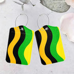 2Pcs Abstract Wave Luggage Tags - Image 4