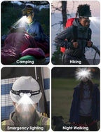 9 LED Headlamp Battery Powered, 1 Pack 2000 Lumens Headlight, 3 AAA Batteries - Image 7