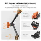 K&F CONCEPT 11" Magic Arm Clamp - Image 3
