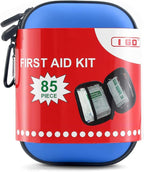 I GO 85 Pieces Hard Shell Mini Compact First Aid Kit, Small Personal Emergency by IGO