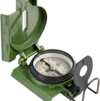 US Military Style Phosphorescent Waterproof Lensatic Compass Accurate Hand Held - Image 7