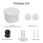 LeMotech Junction Box, Electrical Box IP65 Water Resistant Dustproof ABS - Image 7
