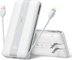 Fast Charging Power Bank, USB C Portable Charger Built-in Cables and Wall Plug by KeepYourLifeCharged%EF%BC%81