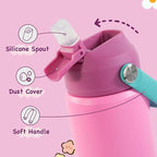 Kerilyn 12oz Kids Water Bottle, Stainless Steel Insulated Water Bottle - Image 3