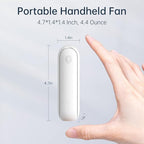 JISULIFE Portable Handheld Fan, Mini Personal 3-In-1 - Image 5