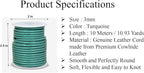 GENIQUE Real/Genuine Round Leather String Cord - Image 3