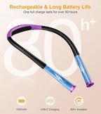 Gritin Book Light, Eye Caring 4-Color & 5-Brightness Neck Light Reading Light- - Image 8