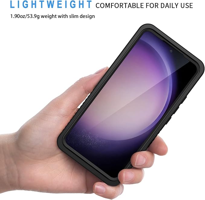 Lanhiem for Samsung Galaxy S23+ Plus Case, IP68 Waterproof Dustproof Case - Image 2