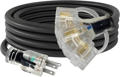 1FT 12/3 Outdoor Extension Cord by AHSGMK